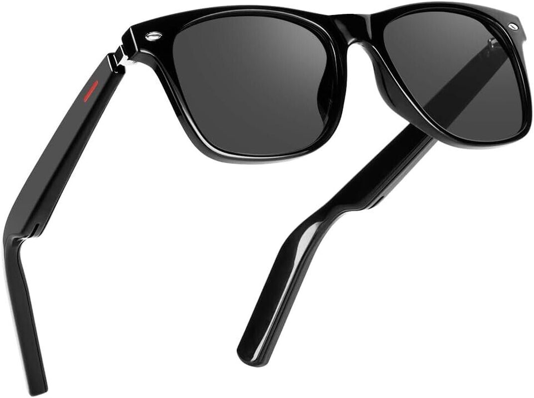 Smart Glasses Polarized Sunglass Audio Mic Speakers Bluetooth Call Remote Camera
