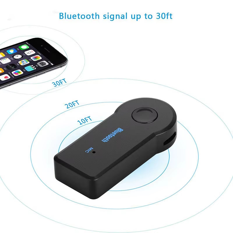 2 in 1 Wireless Bluetooth 5.0 Transceiver Adapter 3.5 Car Music Audio AUX Car Bluetooth Receiver Bluetooth Adapter for PC Laptop