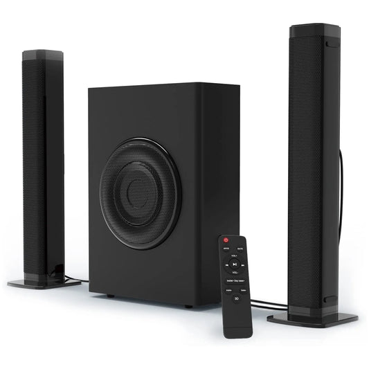 Soundbar with Subwoofer, 2.1 CH Separable Sound Bars for TV, Bluetooth/Hdmi-Arc/Aux/Opt 3D Surround Sound